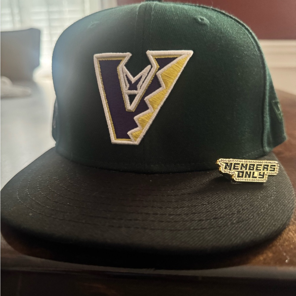 New Era Green and Black Cap with Embroidered Logo